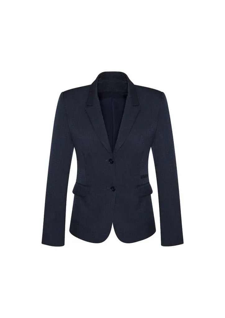 Biz Corporates Womens 2 Button Mid Length Jacket 64019 - Flash Uniforms